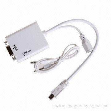 S3 MHL Adapter to VGA HD for I9300 S4I9500 NOTE2 MHLX N7100